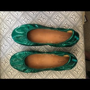 Emerald green tieks size 10